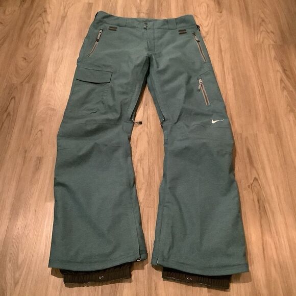 Nike Teal Blue Snowboard Ski Pants Large - Picture 3 of 16
